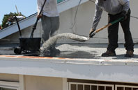 Old Swan flat roofing repair